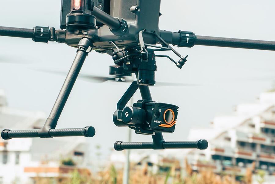 Zostava: Workswell WIRIS Pro & DJI M300 & Gremsy WP + gPort