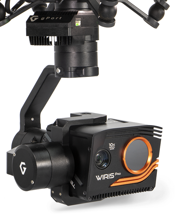 Zostava: Workswell WIRIS Pro & DJI M300 & Gremsy WP + gPort