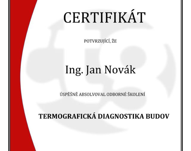 Školení - Termografická diagnostika budov