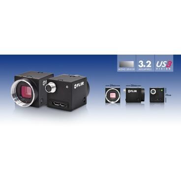 Priemyselná kamera Flir-PointGrey Flea3 3,2 MP farebná / čiernobiela USB3 Vision
