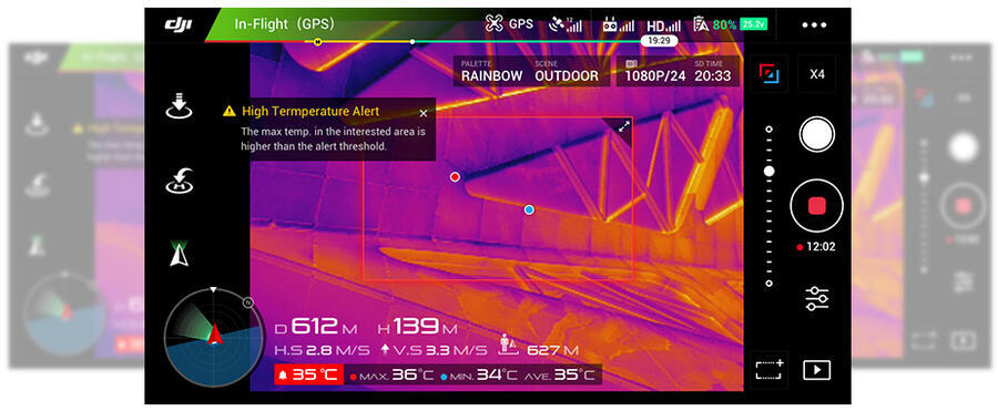 Termokamera pre drony DJI ZENMUSE XT
