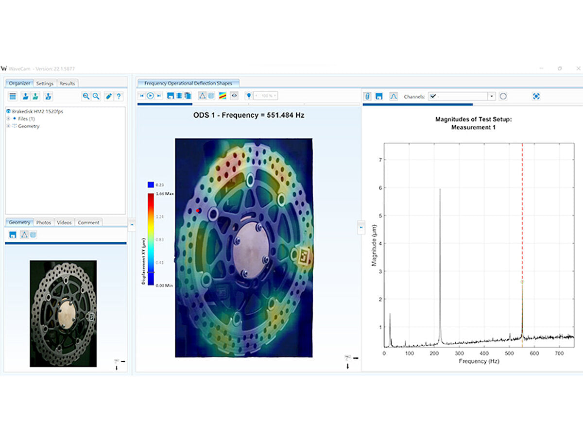 WaveCam - smart softvérová platforma pre analýzu vibrácií